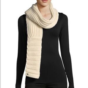 COPY - Lauren Ralph Lauren Chunky Garter Stitch Scarf-GREY